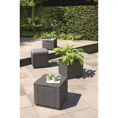 Keter Box Ice Cube Grafit, 42x42x41